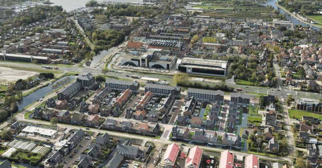 luchtfoto ai project dorpshaven aalsmeer